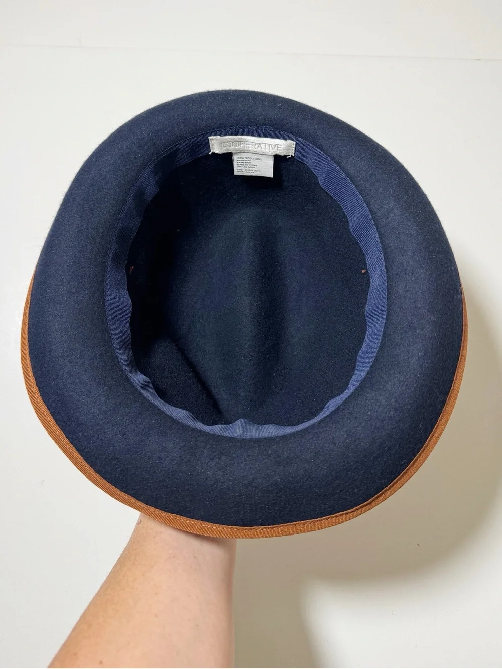 Urban Outfitters Cooperative Navy Blue Wool Hat